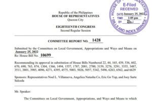 HB 10699 AN ACT PROVIDING FOR THE MAGNA CARTA OF BARANGAY HEALTH WORKERS