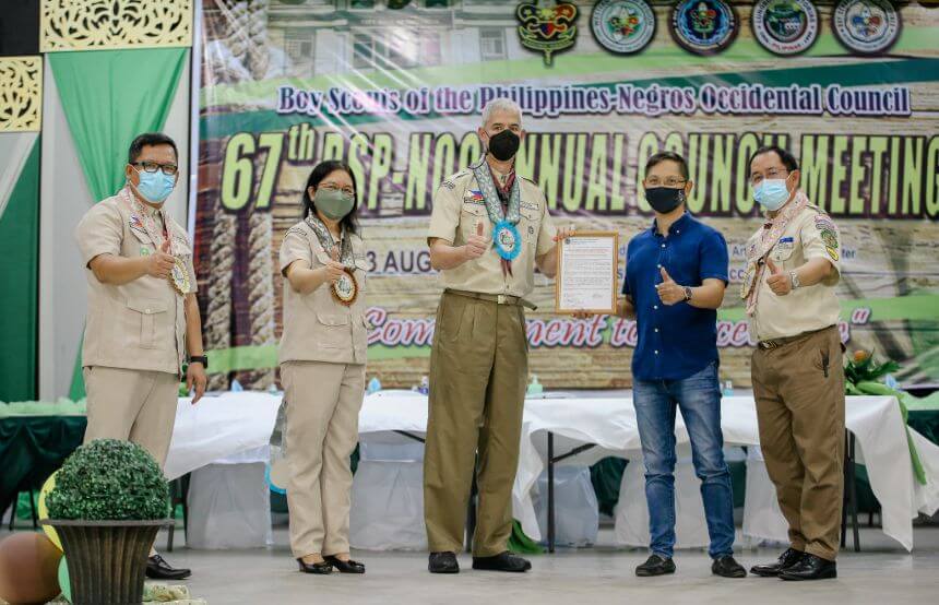 Cong. Kiko Is Honorary Boy Scouts Member