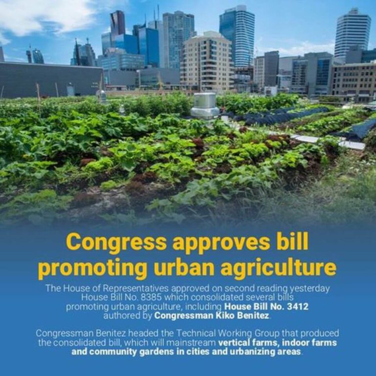Congress Approves Bill Promoting Urban Agriculture