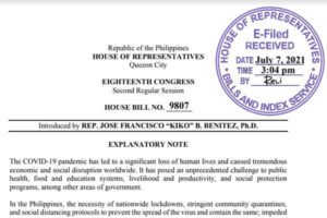 HOUSE BILL NUMBER 9807​