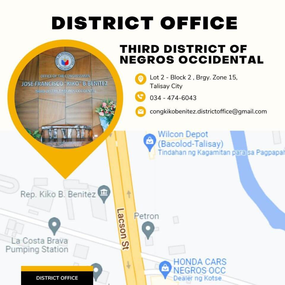 Cong. Kiko Benitez District Office