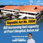 Cong. Kiko Principal Author, Republic Act 11890