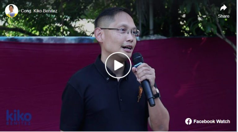 WATCH: Cong. Kiko Benitez lauds Silay United Group of Artists