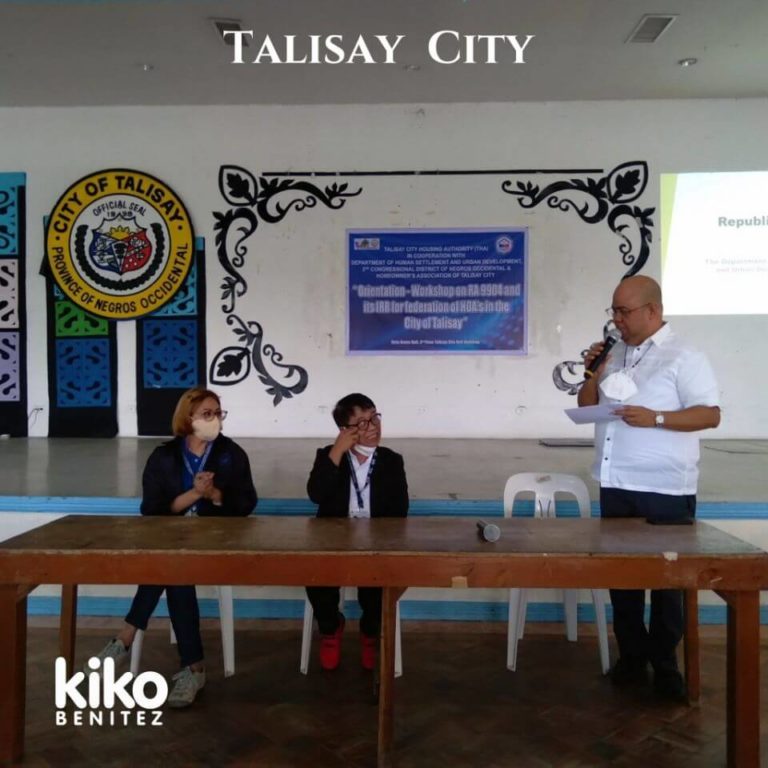 Office of Cong. Kiko Benitez, DHSUD R6 spearheaded series of workshops for HOAs