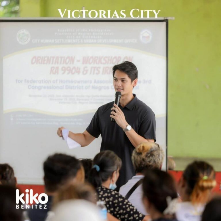 Office of Cong. Kiko Benitez, DHSUD R6 spearheaded series of workshops for HOAs