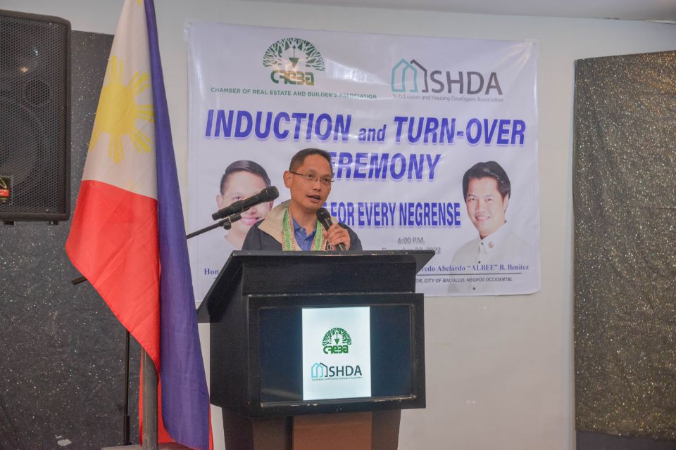 Cong. Kiko Benitez challenges builders and developers to build homes in harmony with the environment.