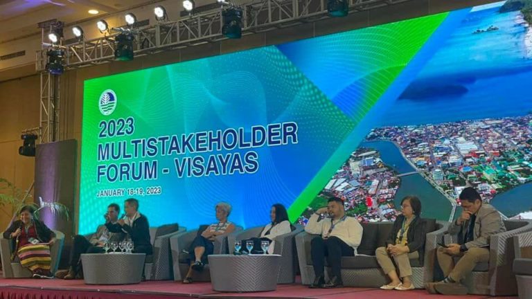 Cong. Kiko Benitez speaks in DENR Visayas Multistakeholder Forum in Iloilo City