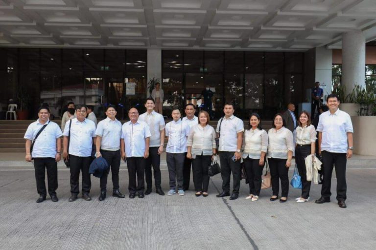 Cong. Kiko Benitez Welcomes Mayor Javi Benitez and Third District officials at House of Representatives of the Philippines