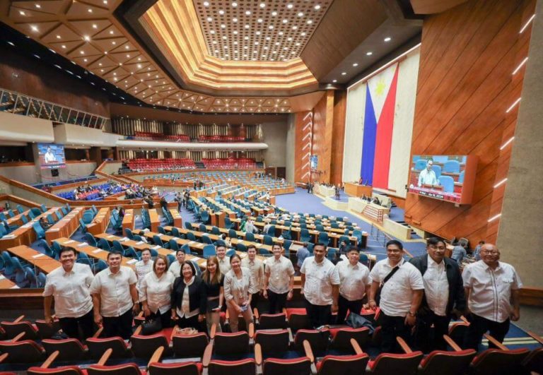 Cong. Kiko Benitez Welcomes Mayor Javi Benitez and Third District officials at House of Representatives of the Philippines