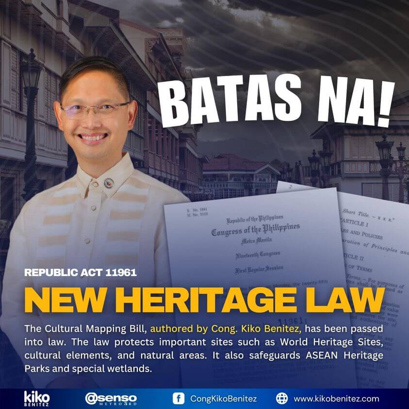 Batas Na! Republic Act 11961 New Heritage Law