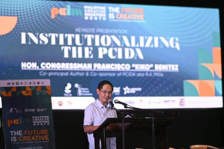 Cong. Kiko highlights Creative Industries future in country at "Future is Creative" Forum