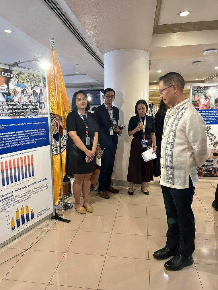Cong. Kiko Benitez EDCOM commissioners from the House in launching the EDCOM Year 1 Report