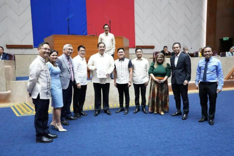 Cong. Kiko Benitez EDCOM commissioners from the House in launching the EDCOM Year 1 Report