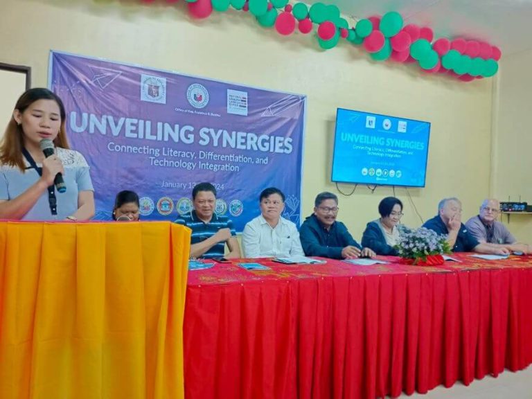 Unveiling Synergies workshop at E.B. Magalona Elementary School, led by U.S. Embassy - RELO trainers Jeff Wheatley and Steve Wachter.