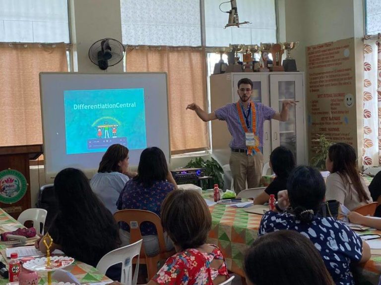 Unveiling Synergies Workshop at Silay Doña Montserrat Lopez Memorial High School with Jon Nichols and Maureen Rooney