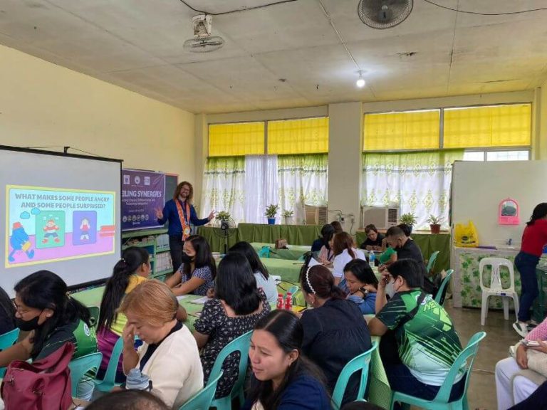 Unveiling Synergies Workshop at Silay Doña Montserrat Lopez Memorial High School with Jon Nichols and Maureen Rooney