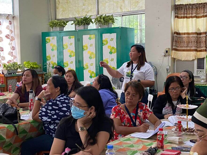 Unveiling Synergies Workshop at Silay Doña Montserrat Lopez Memorial High School with Jon Nichols and Maureen Rooney