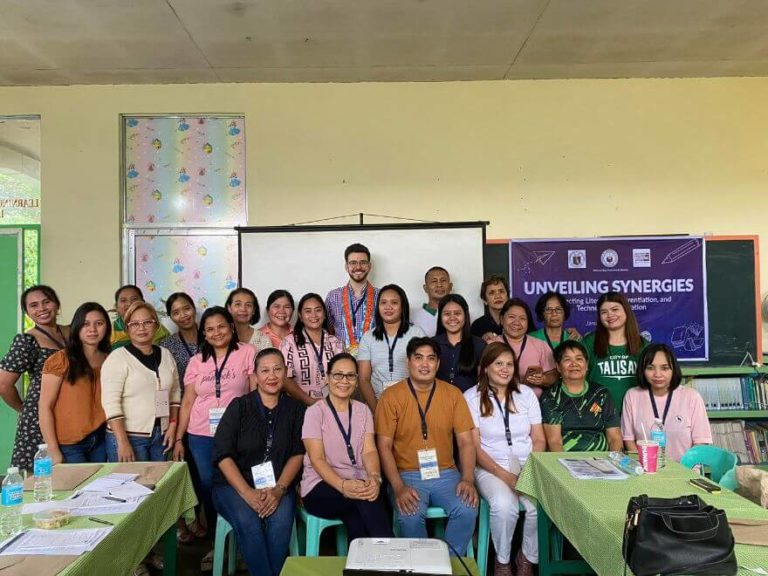 Unveiling Synergies Workshop at Silay Doña Montserrat Lopez Memorial High School with Jon Nichols and Maureen Rooney