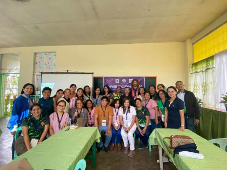 Unveiling Synergies Workshop at Silay Doña Montserrat Lopez Memorial High School with Jon Nichols and Maureen Rooney