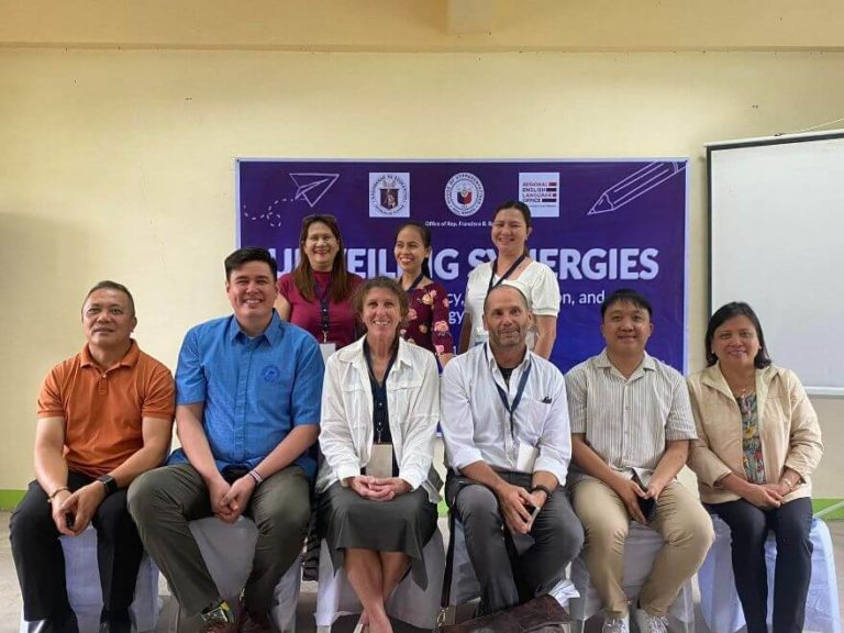 Unveiling Synergies Workshop at Silay Doña Montserrat Lopez Memorial High School with Jon Nichols and Maureen Rooney