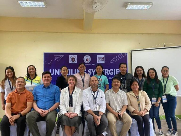 Unveiling Synergies Workshop at Silay Doña Montserrat Lopez Memorial High School with Jon Nichols and Maureen Rooney