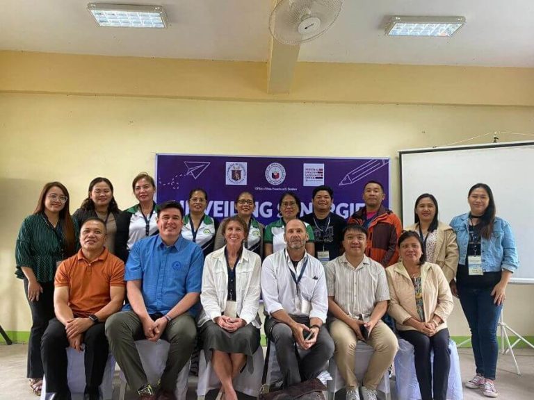 Unveiling Synergies Workshop at Silay Doña Montserrat Lopez Memorial High School with Jon Nichols and Maureen Rooney