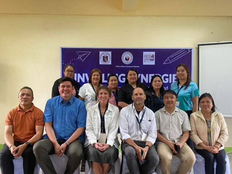 Unveiling Synergies Workshop at Silay Doña Montserrat Lopez Memorial High School with Jon Nichols and Maureen Rooney