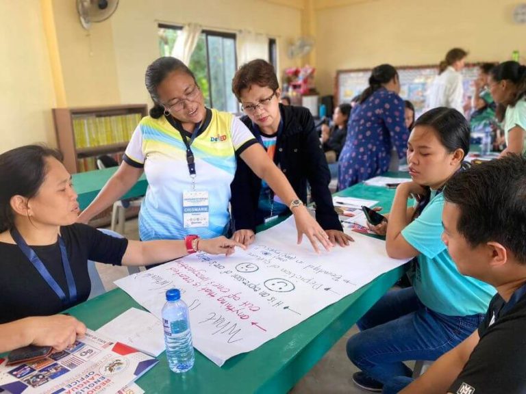 Unveiling Synergies Workshop at Silay Doña Montserrat Lopez Memorial High School with Jon Nichols and Maureen Rooney