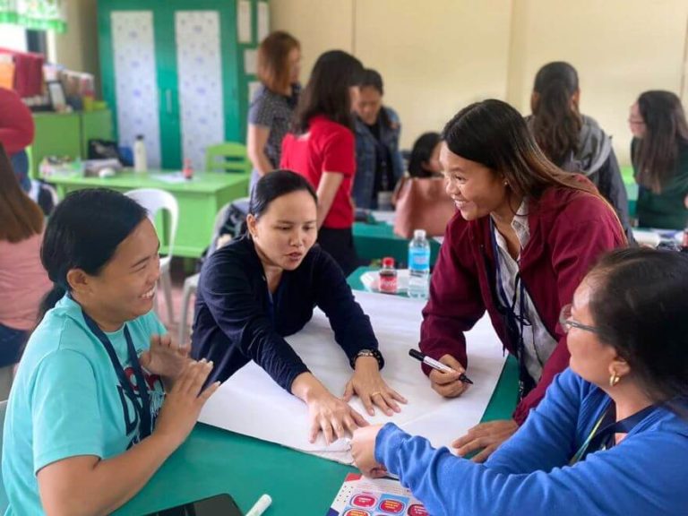 Unveiling Synergies Workshop at Silay Doña Montserrat Lopez Memorial High School with Jon Nichols and Maureen Rooney