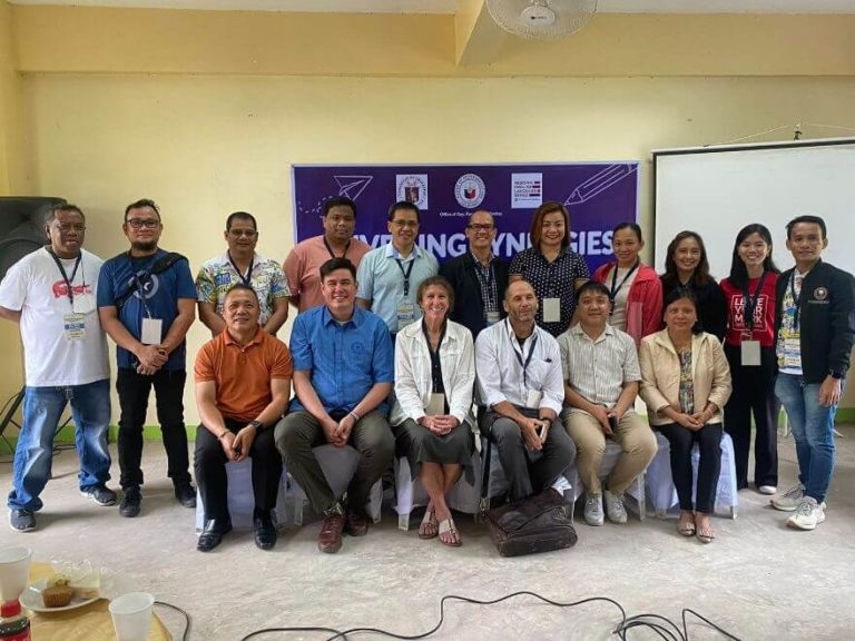 Unveiling Synergies Workshop at Silay Doña Montserrat Lopez Memorial High School with Jon Nichols and Maureen Rooney