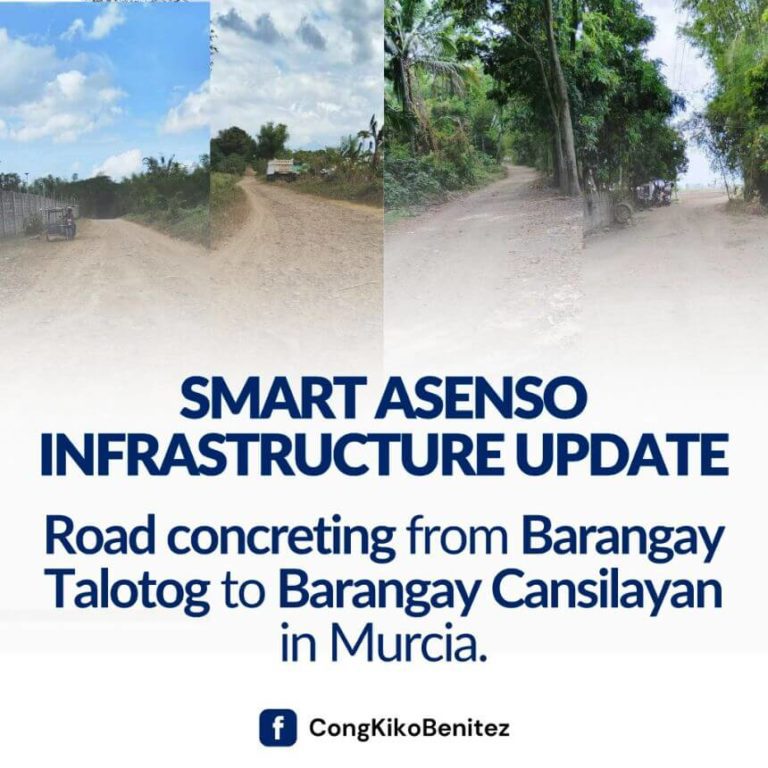 INFRA UPDATE: Road concreting Barangay Talotog to Barangay Cansilayan, Murcia