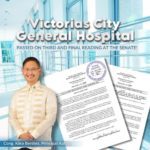 Victorias City General Hospital Passed on 3rd and Final Reading at the Senate